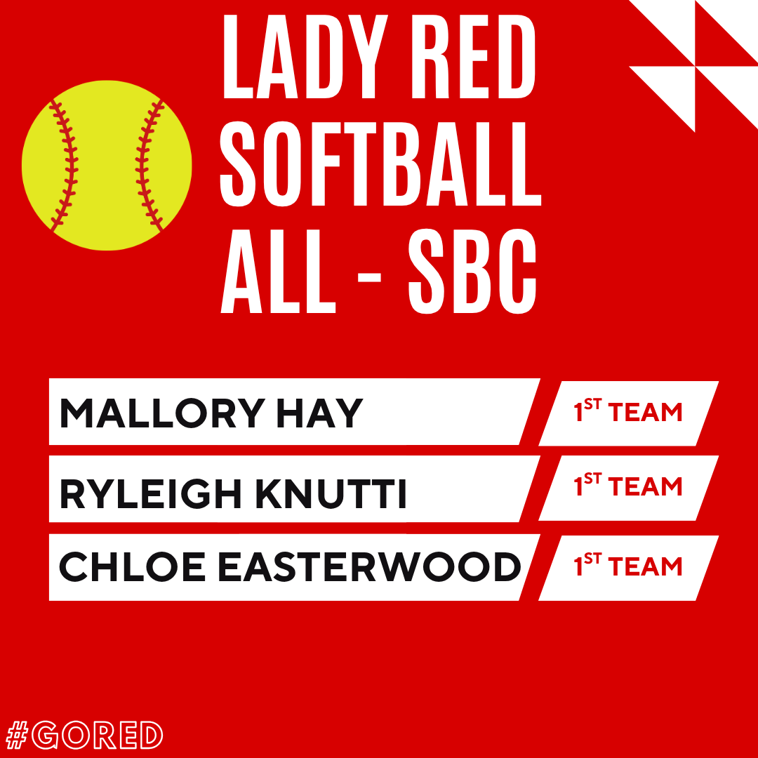 bcsredmensports's tweet photo. Congratulations to Mallory, Ryleigh, Chloe, MyahAnn, Addison, &amp; Ava earning All SBC Honors.  Go Red 🅱️ https://t.co/p9F1Ejx1X4