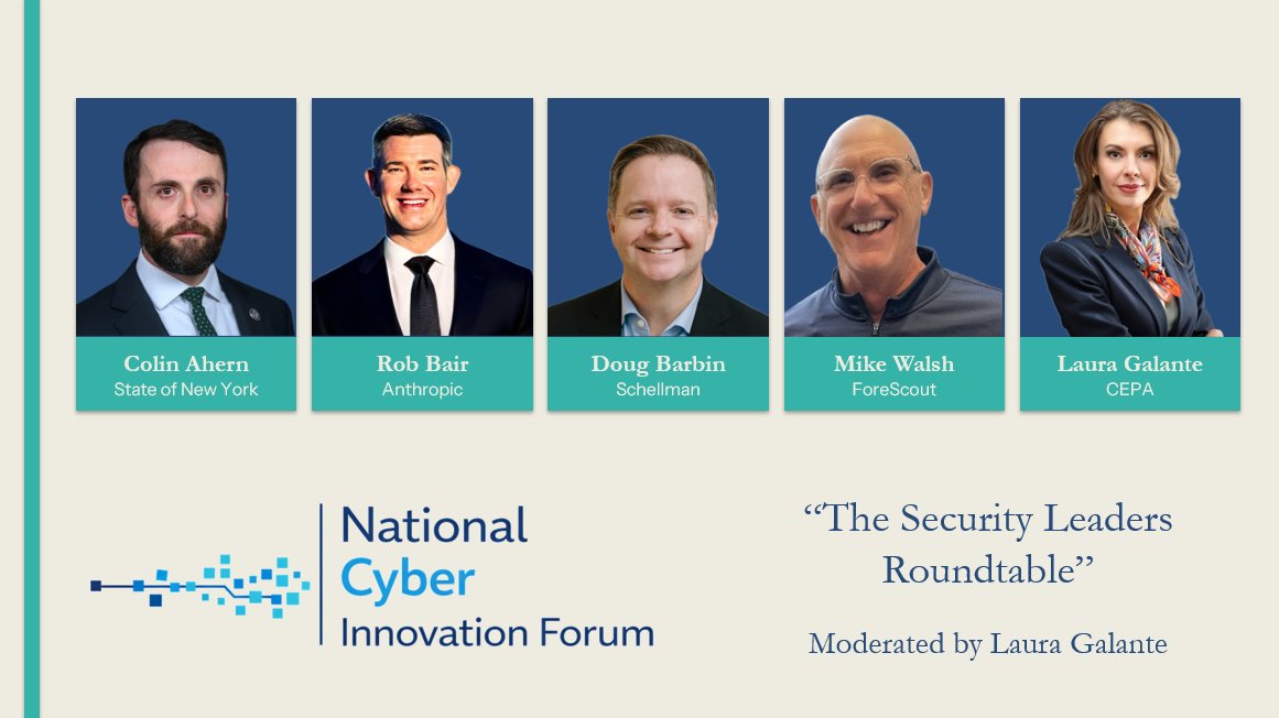 National Cyber Innovation Forum tweet media
