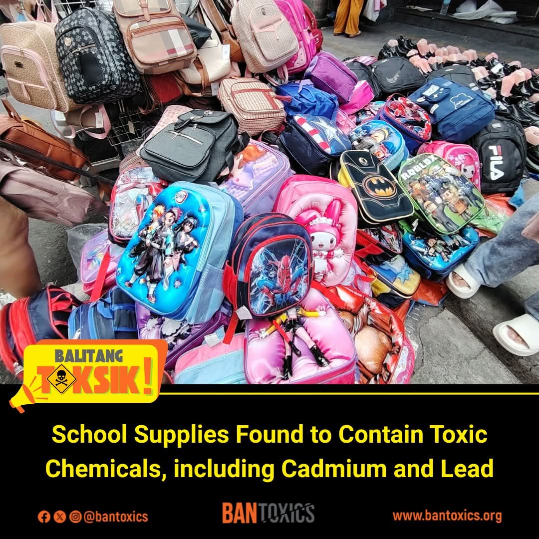 BANToxics's tweet photo. CONSUMER SAFETY ALERT:  BAN Toxics Detects Lead and Cadmium in Some School Supplies

BALITANG TOKSIK! | 19 May 2026

Read more: https://t.co/BBDIhjToHu https://t.co/DX9VU01V3I
