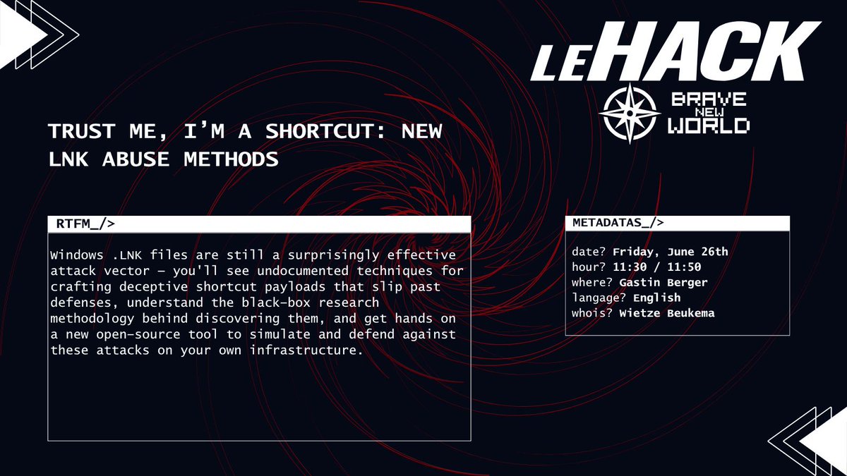 leHACK tweet media