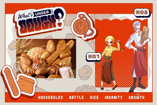 no_tan16's tweet photo. 🕰️🍞COC【What's under the dough ?】

KP
暁

PC/PL
HO1  葉車　うた/NON淡
HO2  麦畑　沙羅/アンティ

　　　　　　　　　　　　　（敬称略）
＿＿＿＿＿＿＿＿＿＿＿＿＿＿＿＿＿
シナリオクリア https://t.co/IpHqPJ8IJp
