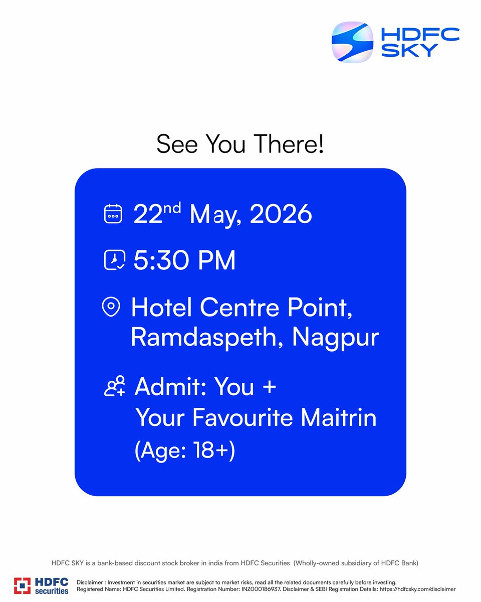 HDFC SKY tweet media