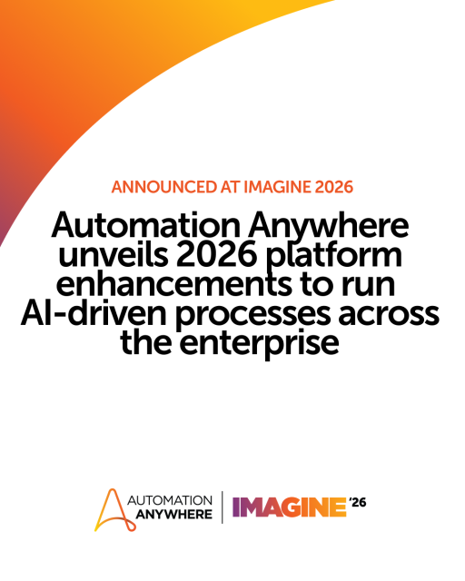 SimonKNicholson's tweet photo. Big announcements from Automation Anywhere at Imagine 2026 today: new platform capabilities including Context Intelligence Graph, AAI Code, AI Evaluations, and Process Simulation designed to help enterprises run AI-driven processes reliably at scale. Worth a read if you're... https://t.co/zFSZTVfwss