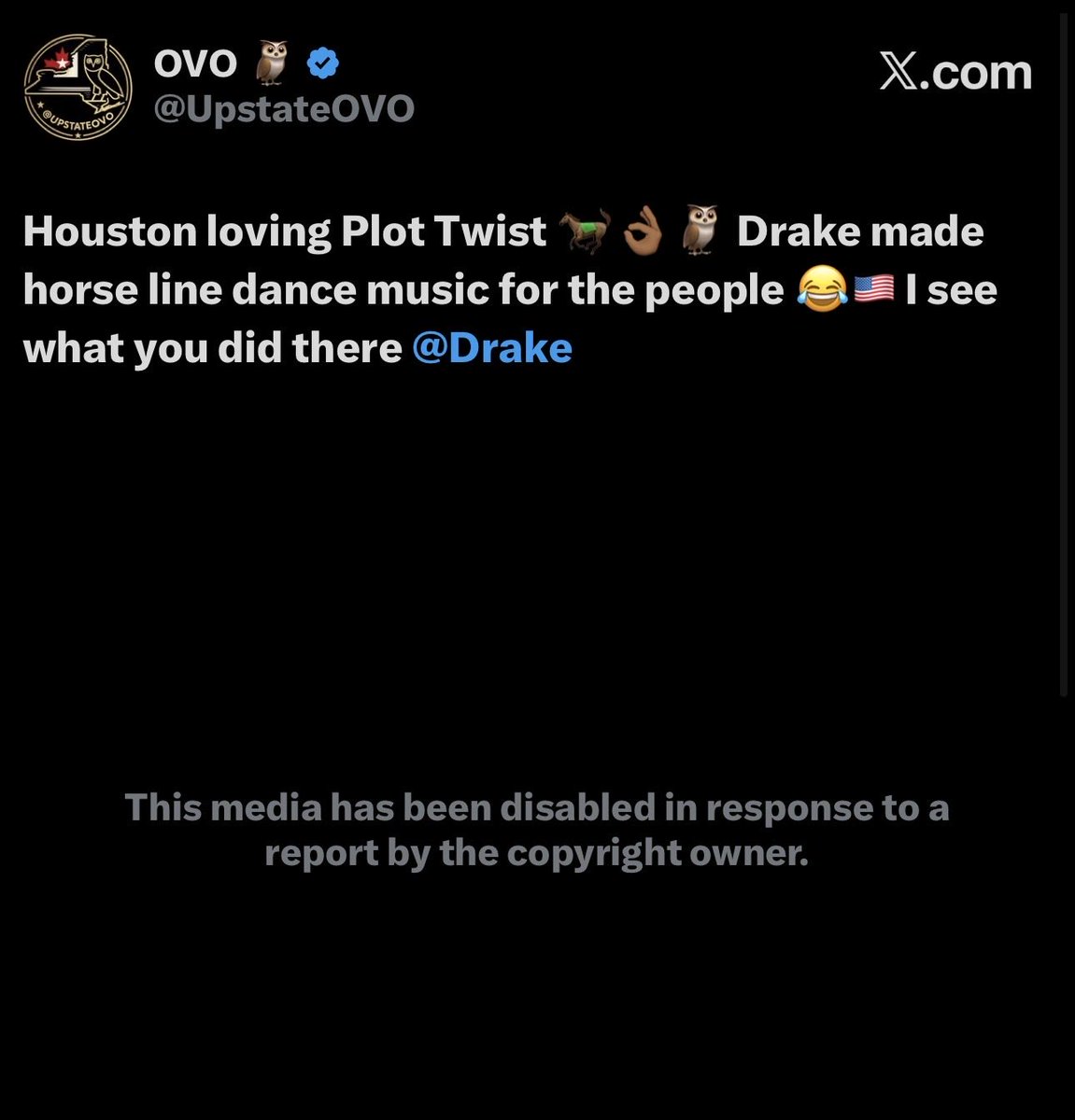 UpstateOVO's tweet photo. UMG AT IT AGAIN https://t.co/cFggVzqkuu