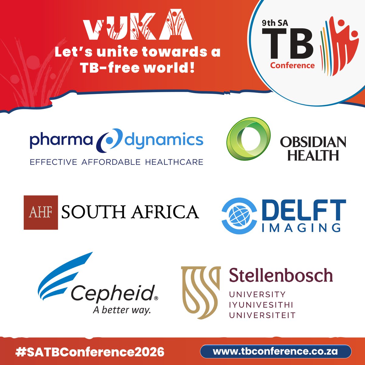 ConferenceTb's tweet photo. ✨Spotlight on Our Exhibitors!✨

Discover the organisations and innovators advancing the fight against TB through research, care, and collaboration. 

#SATBConference2026 #ConferenceExhibitors https://t.co/t63d8lycPI