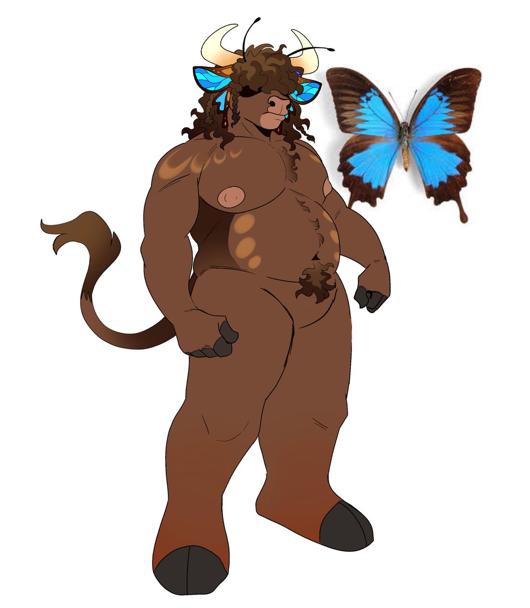 TheSketchFox's tweet photo. BULLtterfly https://t.co/6GA30c7tst