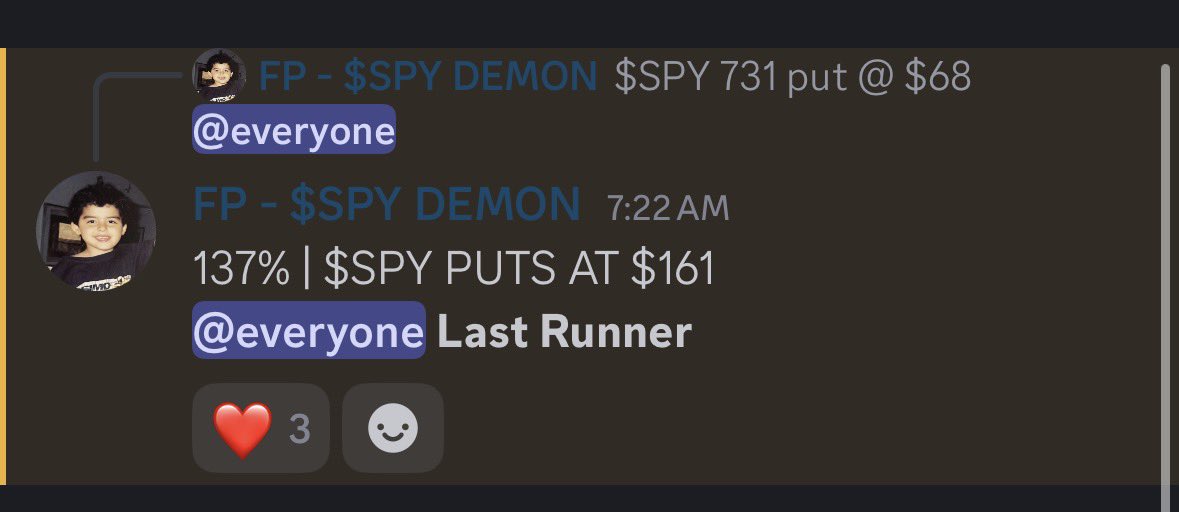 FP - $SPY DEMON tweet media