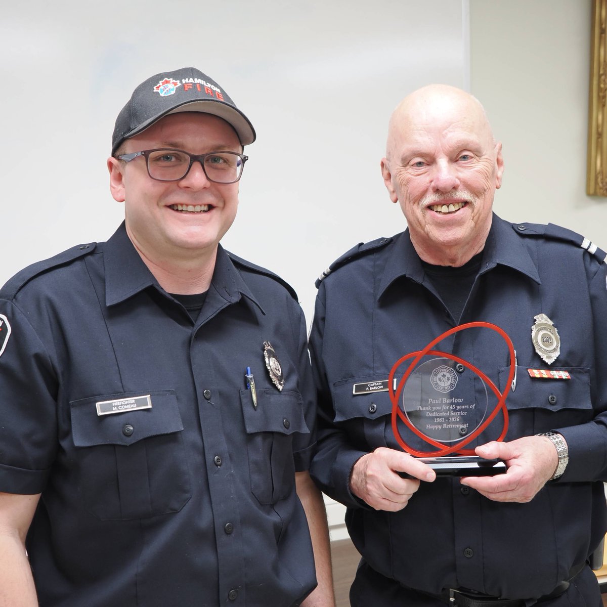 clacunion's tweet photo. After 45 years of dedicated service to the Lynden community, Local 911 member Paul Barlow has officially retired from Station 26! 🚒👏

Thank you, Paul, for your unwavering commitment, leadership, and countless years of protecting and serving others❤️

#clacunion #unionthatworks https://t.co/zVeTGLGJpp