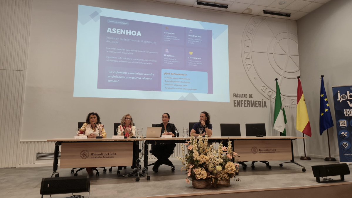 asenhos's tweet photo. Hoy en la "Jornada JobVen Encuentro Empresas Alumnado" dirigida a alumnos de 4º curso de #Enfermería.
Estaremos a vuestro lado en vuestra formación y crecimiento, apoyando a quienes cuidarán de la salud y el bienestar de nuestra sociedad mañana
 ✍️https://t.co/1BzPJszZHU https://t.co/jV66nUVRMM
