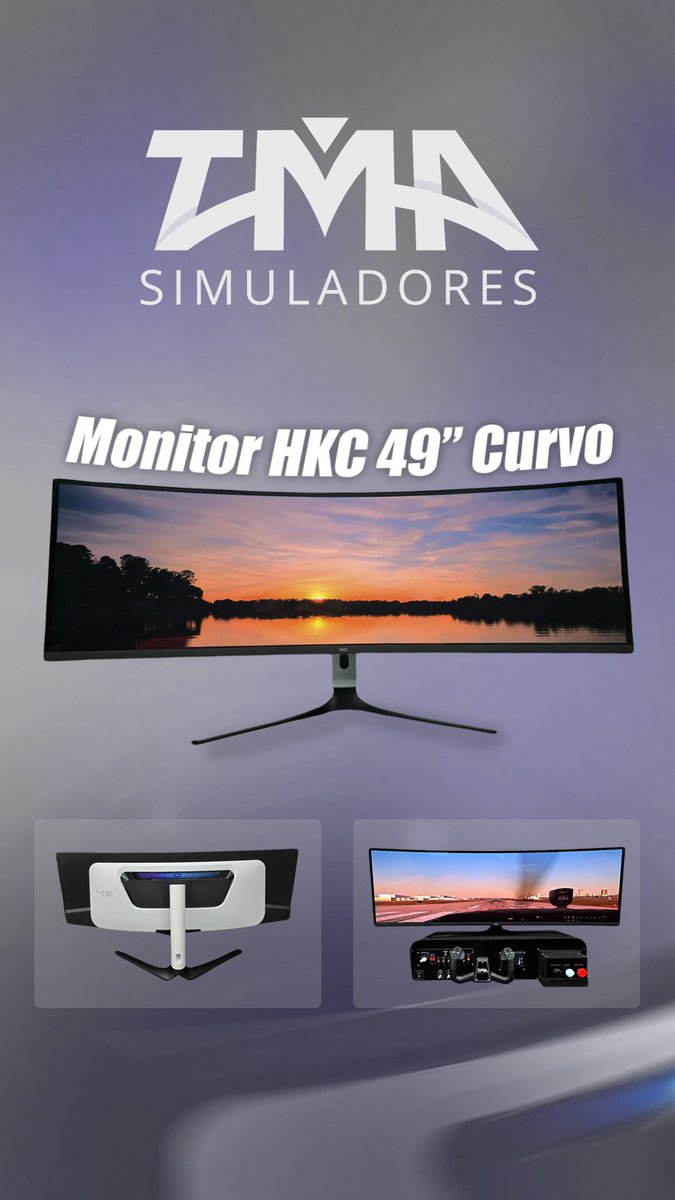 TMASIMULADORES's tweet photo. El monitor perfecto para tu simulador 🖥️

• Pantalla Curva 49” UltraWide QHD
• OLED de Alto Contraste
• Tasa de Refresco 240 Hz

🔗 Conectividad avanzada con USB-C 90W para cargar tu notebook o dispositivo móvil sin complicaciones

📦 Disponible + 3 Cuotas Sin Interés
👉 https://t.co/Wtp7qBgE6g