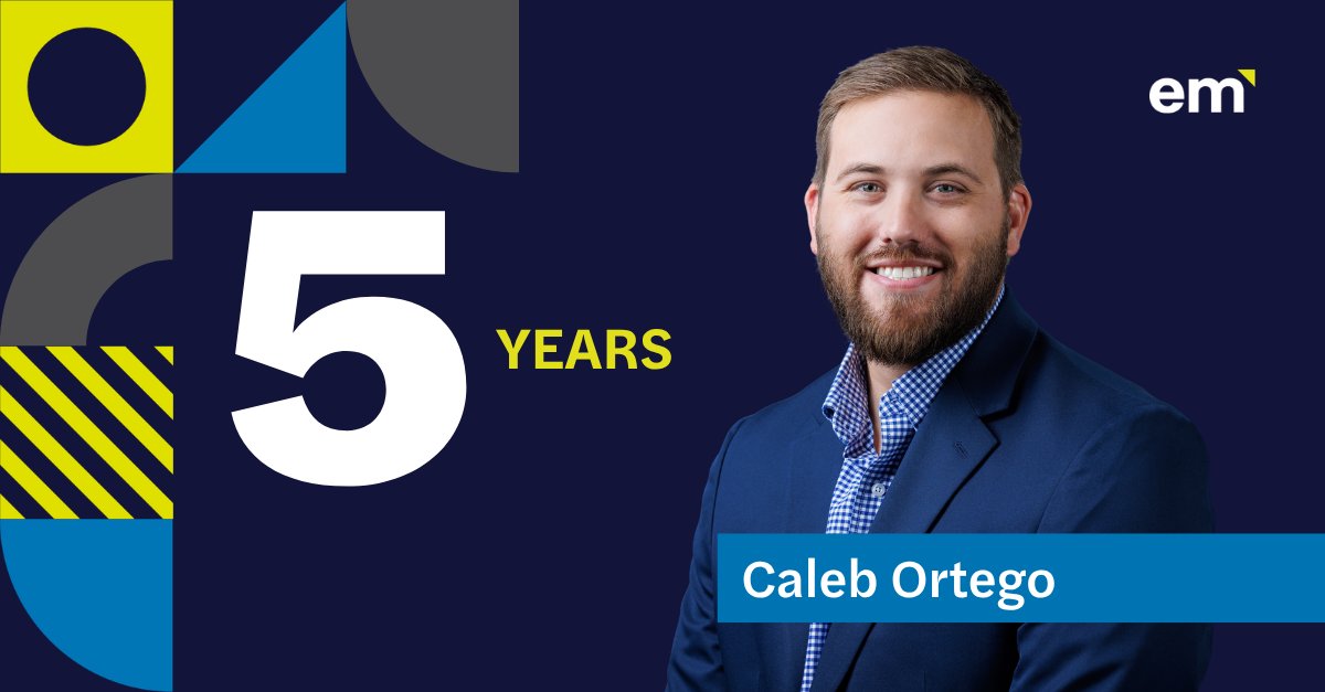 EmergentMethod's tweet photo. Marking FIVE incredible years with Caleb Ortego!

Caleb navigates compliance and quality control for several large-scale, government-led disaster recovery efforts.

Happy #EMiversary, Caleb! Thank you for all you do for our team! https://t.co/YkAYGQShgI