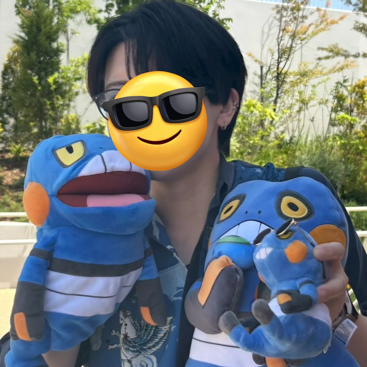 ___46Oto's tweet photo. 改めて、今日はポケパークカントーに行ってきました‼️✨

全身"グレッグル"と共に楽しめたぜ🥰色んな人にサングラス姿褒められたり、パペットで注目を浴びてウチの子もご満悦☺️

マジでいくら時間あっても足りない！
感想も収まりきらない！また行くぞ！！
 #ポケパーク  #ポケパークカントー https://t.co/uiZMha7laa