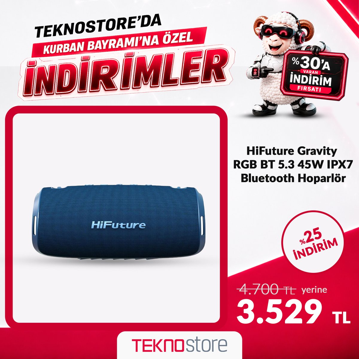 teknostorecom's tweet photo. 🌴Tatil çantasında yerini alan ilk şey belli oldu!

Ürün Linki: https://t.co/fyQ1Q6qBTb

HiFuture Gravity ile yüksek ses, güçlü bass ve renkli atmosfer her an yanında.🎵

Özellikler:
💧 Suya dayanıklı
📡 Bluetooth 5.3
🌈 RGB ışık efekti
🔊 45W stereo performans

#BayramKampanyası https://t.co/V9qd02Ay7L