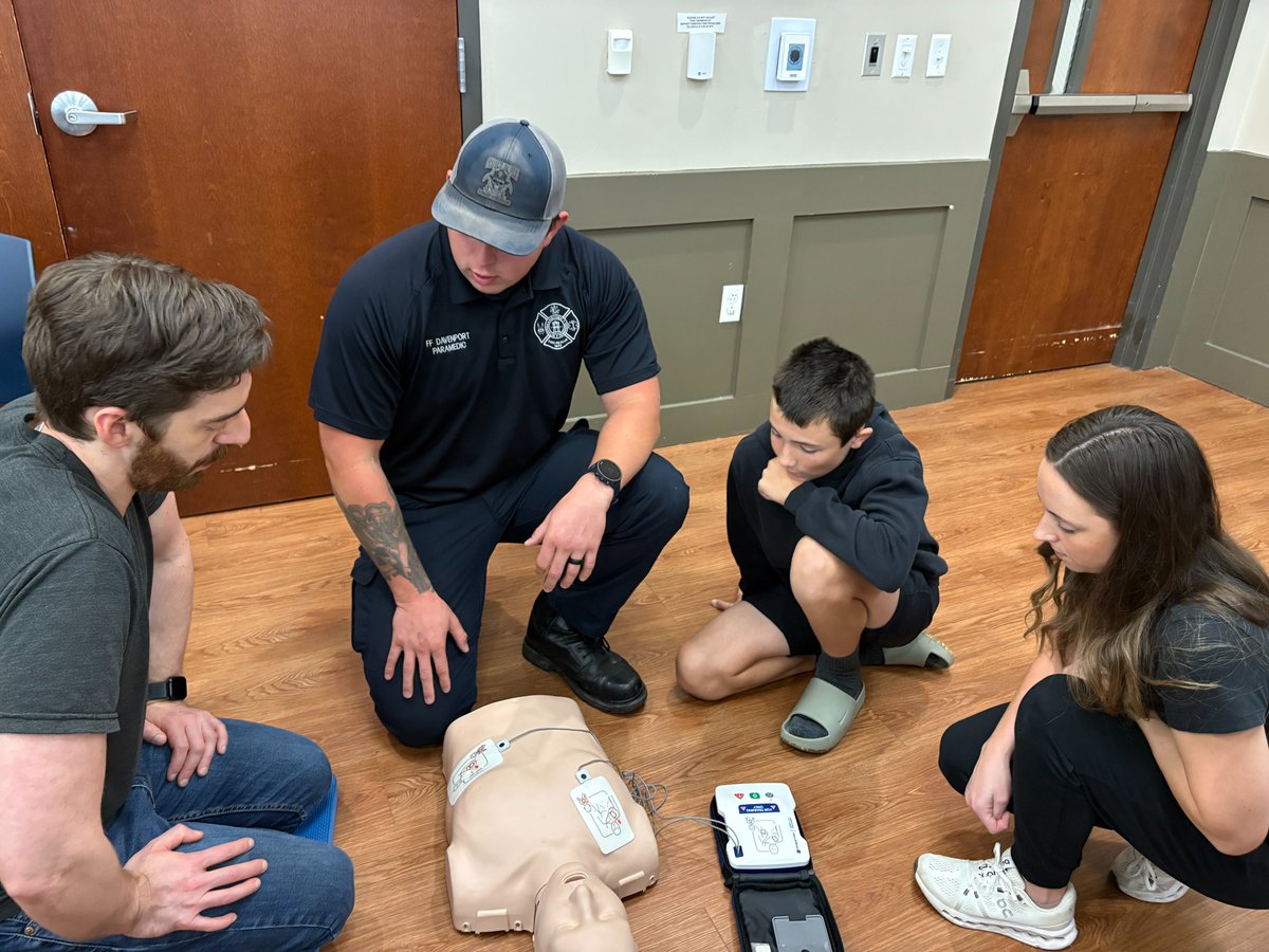 FranklinFire's tweet photo. A few minutes of CPR training could help save the life of someone you love! The Franklin Fire Department and its public safety partners are offering free, one-hour CPR classes during Community CPR & Public Safety Day on Wednesday, June 3, at The Factory at Franklin.

These hands-on classes are designed to help you feel more confident responding during an emergency before first responders arrive. Participants will receive a participation card, which may be helpful for babysitters and caregivers.

Registration is required for each class session. Learn more at https://t.co/KpDF7nLwxD

Sign up now:
🫀 Adult CPR Classes (non-certification)
• 10:00 AM: https://t.co/sRK7nwkc9q
• 12:00 PM: https://t.co/5nwS5lH27o

👶 Infant CPR Classes (non-certification)
• 11:00 AM: https://t.co/U0YtVOEmPW
• 1:00 PM: https://t.co/cM62io1ROB

Can’t stay for a full class? Stop by anytime between 10 AM and 2 PM for free drop-in practice stations featuring:
• CPR & AED practice
• Choking response
• Bleeding control
• Overdose response & naloxone administration
• And much more!

The event will also include a public safety Touch-A-Truck, car seat checks, giveaways, door prizes, and safety information from multiple public safety agencies:
• The Factory at Franklin, Liberty Hall
• Wednesday, June 3
• 10 AM – 2 PM