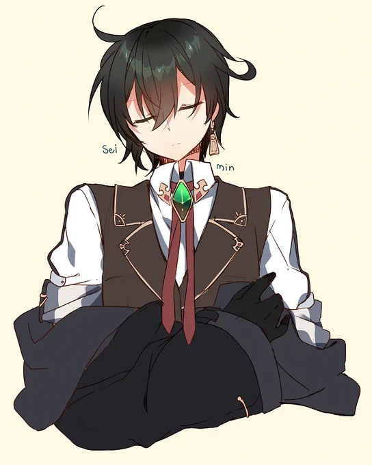 大変わかりやすい癖……(あと一人入れたかった) #あなたの癖を詰め込んだ最高の男性を見せてください