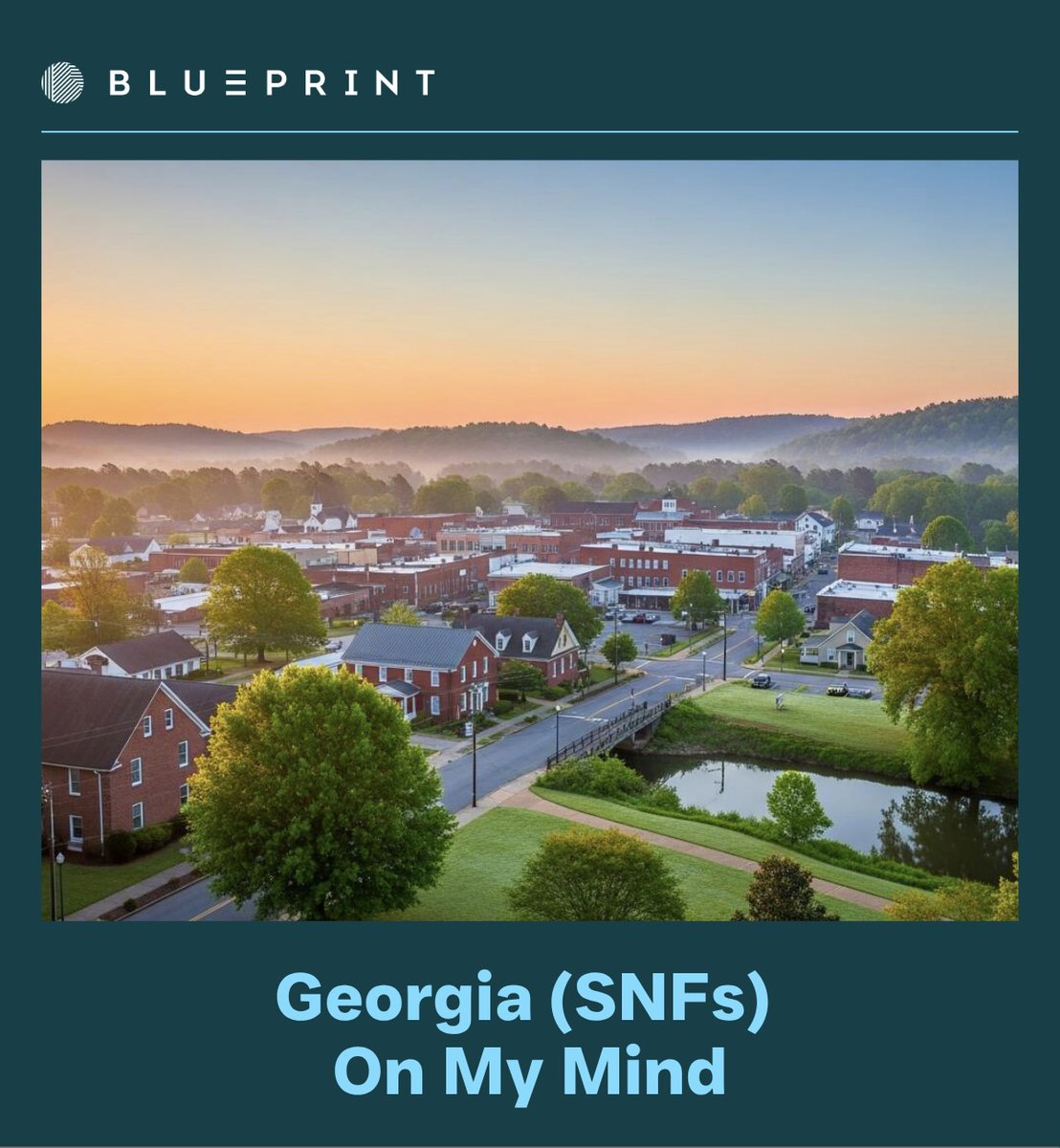 BlueprintHCRE's tweet photo. 𝗗𝗢𝗡𝗘 𝗗𝗘𝗔𝗟: Blueprint represents seller to complete a full Georgia exit with the sale of two more skilled nursing facilities. | Full Story: https://t.co/1P6EZxGd2O

#BlueprintDelivers #SkilledNursingFacilities #HealthcareRealEstate https://t.co/DTtGabXihd