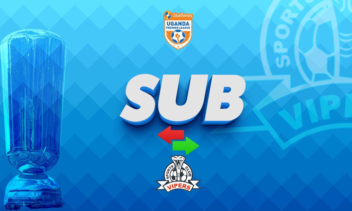 VipersSC's tweet photo. Another Substitution...
๐ Odili Chukwuma
โฉ๏ธ Yunus Sentamu
๐ด 0-3 ๐ต (59โ)
#MARVIP || #VenomsUpdates || #OneTeamOneDream || https://t.co/7bwr0iBmtN
