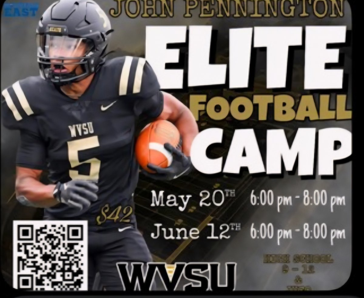 JayTheButcher27's tweet photo. Thank you @CoachPenn for the invite to @WvsuFootball Camp!  I look forward to attending and competing! https://t.co/46VuDzhotX