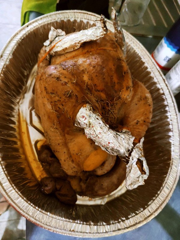 JordanDevan's tweet photo. [ Thanksgiving special: herb-roasted turkey with cranberry comp u0026 creamy mashed spuds, 15% off this week! Treat your crew! ]， https://t.co/z2wAg94Xyo