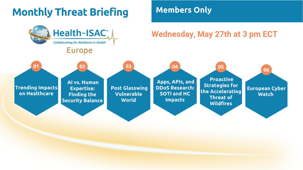Health-ISAC tweet media