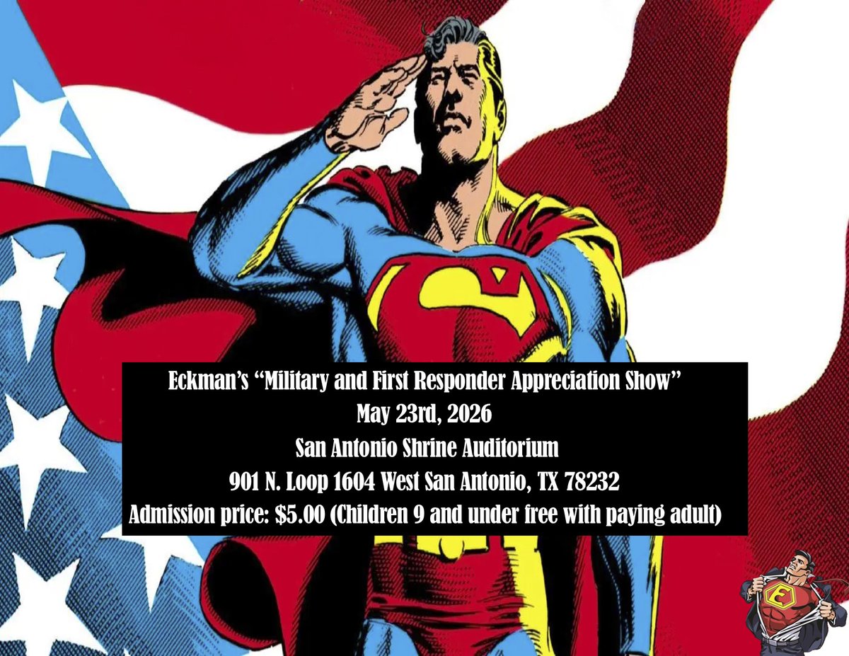 ShowEckmans's tweet photo. #Toys #comics #actionfigures #collectibles #vintage #marvel #dc #starwars #startrek #gijoe #carebears #Barbie #hotwheels #asanantonioOriginal #popculture #familyfriendly #safeplace #freeparking https://t.co/5uoV47BSs9