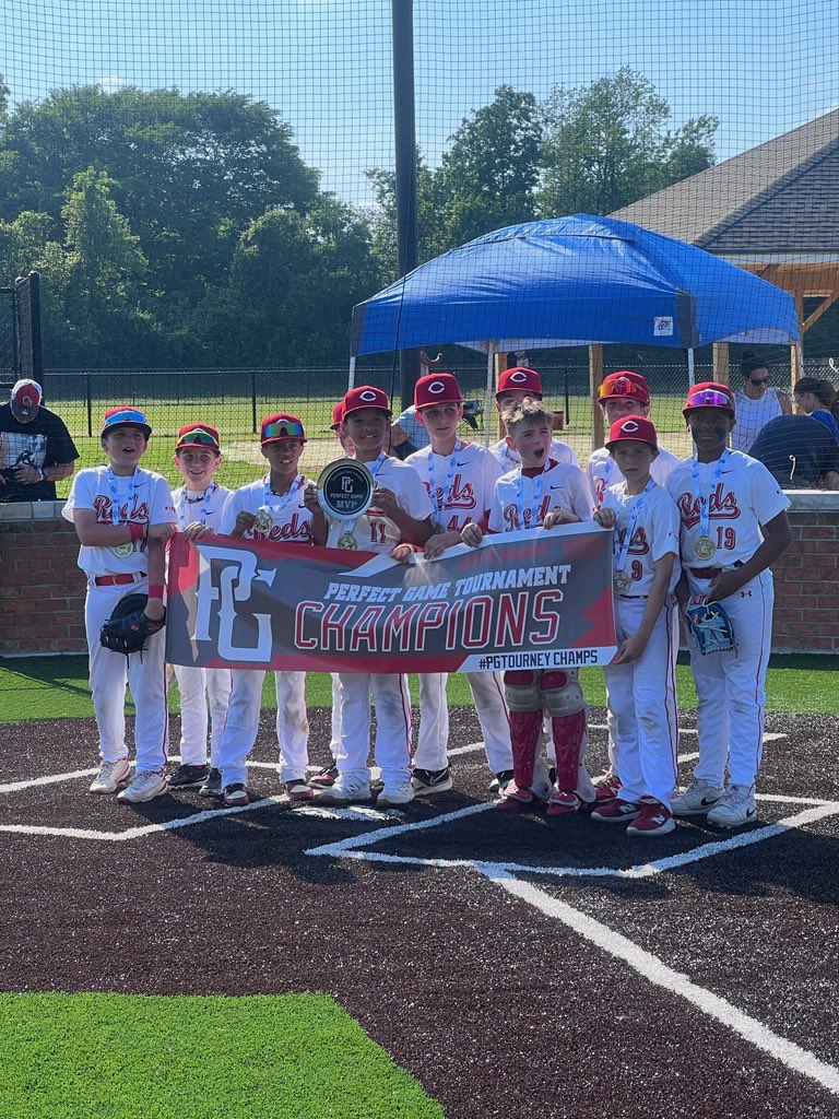 RedsCommunity's tweet photo. Our RBI teams are killing it! ⚾️🥇❤️

Congratulations to the Reds Nike RBI 11-U Red Team for their first place win in the 2026 11U PG Ohio Valley Super 25 this past weekend at Heroes Sports Park!

#PGTourneyChamps https://t.co/KDlNGNxvz6