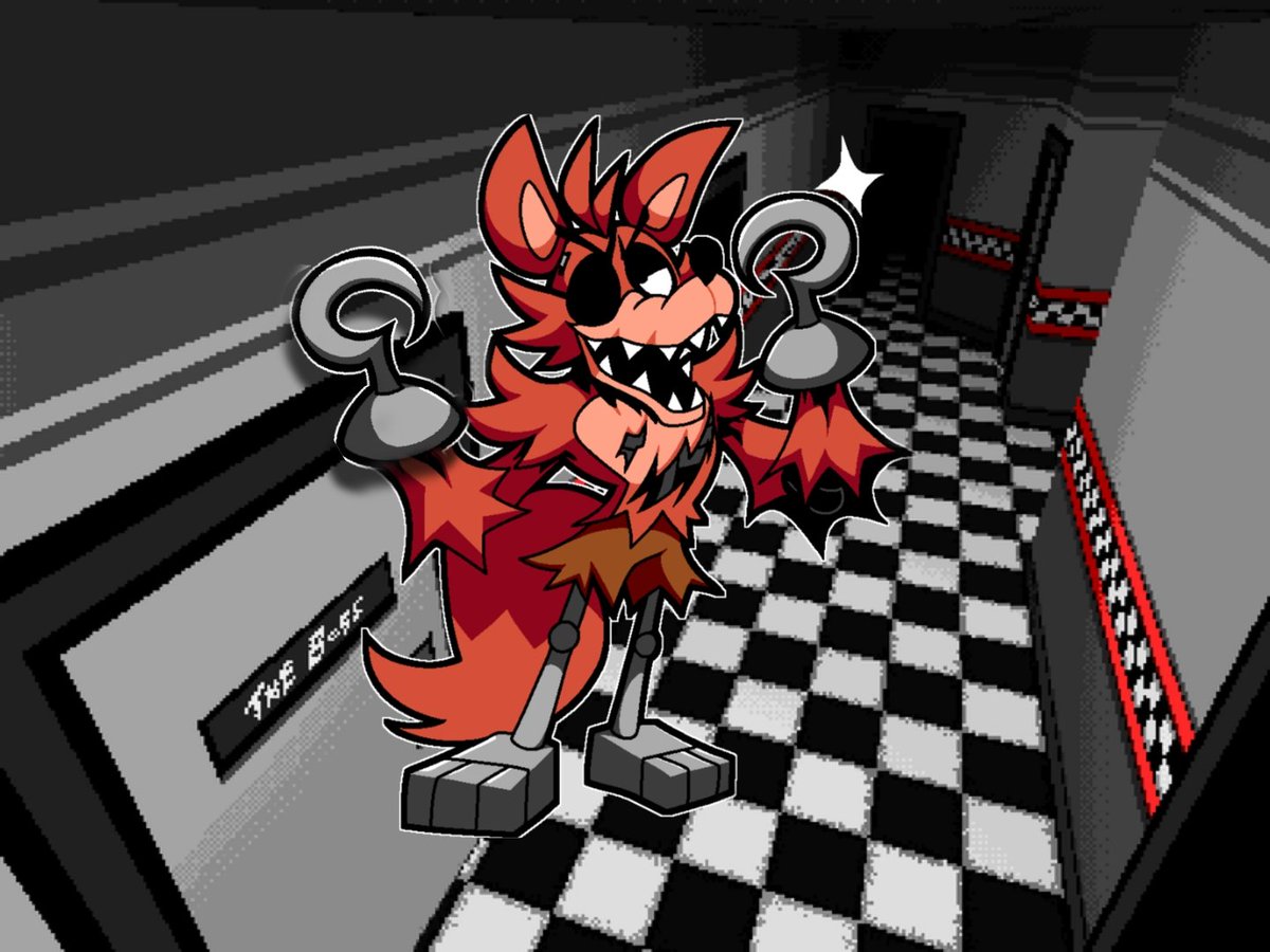 Nightshiftrdnt's tweet photo. BEHOLD 

MY GREATEST CREATION

I gave Foxy another hook https://t.co/DWmiHXOqiW