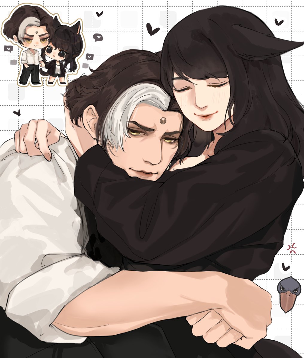 CrowWinterheart's tweet photo. 🖤🤍

#ffxiv #emetselch https://t.co/c5BcK2CzQu
