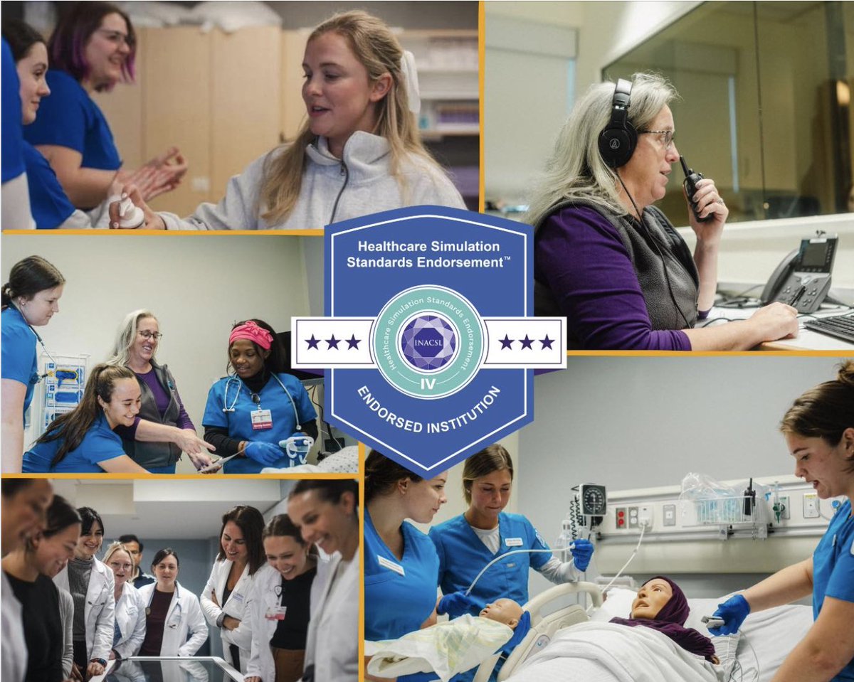 MedSimulation's tweet photo. CMS Affiliates University of Southern Maine and University of Maine at Augusta Achieve INACSL Endorsement: https://t.co/Y3Mje6pUUV https://t.co/rNtZryJAir