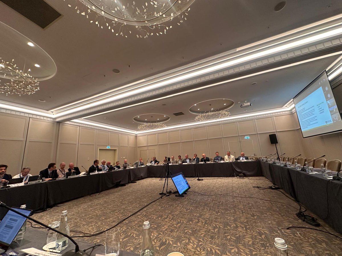 cesfac's tweet photo. 📍 CESFAC participa hoy en el 10º Joint @FEFAC_EU  Board &amp; Directors’ General College Meeting en Bucarest.

Un encuentro estratégico para el sector europeo de alimentación animal y el último presidido por el español Pedro Cordero, vicepresidente de CESFAC. https://t.co/pKiOlzhYdG