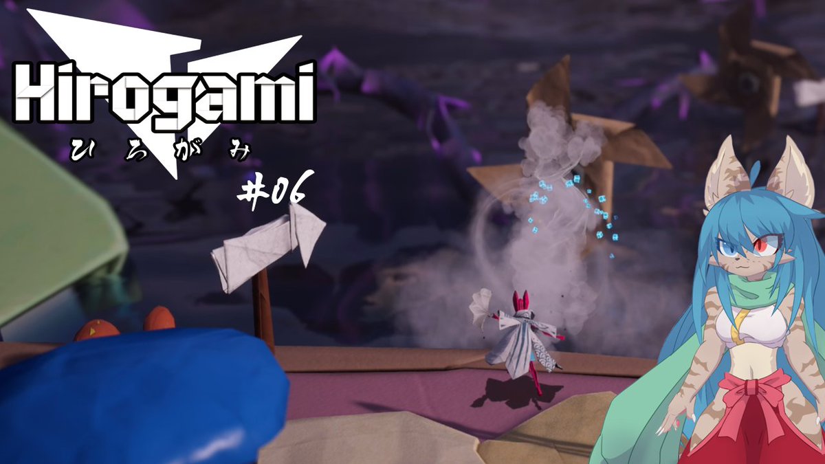 Nekkousabi's tweet photo. Dicen que el arte del origami restaura y calma el espíritu... pero a Shizumi no le funciona

⛩️SHIZUMI aprende el TORNADO VIOLENTO | HIROGAMI #06⛩️

https://t.co/tF2CQXRKgz

#Vtuber #VtuberES #Kemono #Streamer #Hirogami https://t.co/bYDaayalMX