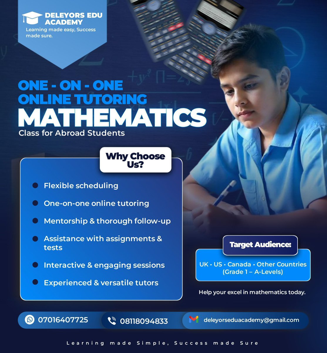 deleyorseduacad's tweet photo. @Invaluablemoi Congratulations 👏.Proud Parents moments🥹

That “evening tutoring” part stood out to me.👏🏽

We help students with: Difficult topics, Assignments &amp; tests, Exam preparation, Personalized tutoring, Online classes 

Send a dm today
https://t.co/ePEQt7iLtK https://t.co/TPMSA67GMq