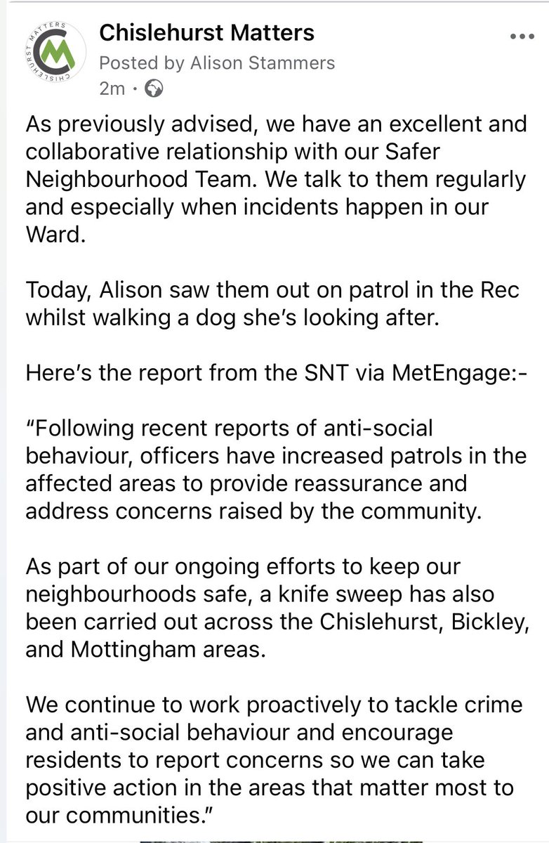 Chislehurst Matters tweet media