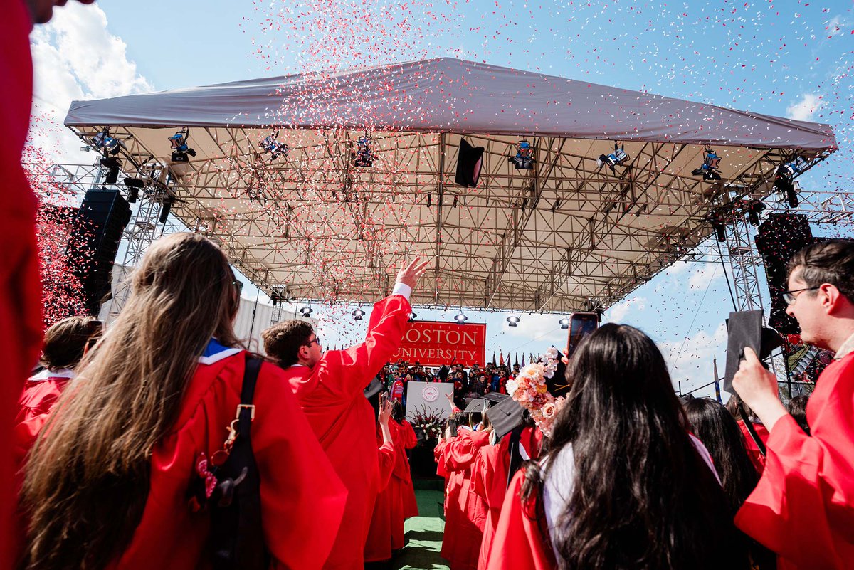 bualumni's tweet photo. Commencement weekend is a joyous celebration for graduates, family, and friends. Check out the sights and sounds from Boston University’s 153rd Commencement. Congratulations, #BU2026! You did it! 🎓 #ProudToBU 

Watch here ➡️ https://t.co/jLqr9aHG0I https://t.co/xAWLPp1XYe