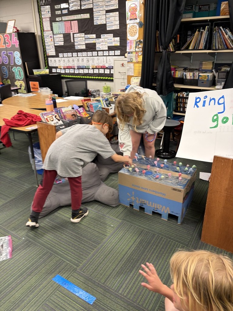 GESGuardians's tweet photo. Classroom buddies from Mrs. Allgood's and Mrs. Kudlacek's classes enjoyed a carnival to end the year! https://t.co/sHa7UtLFA1