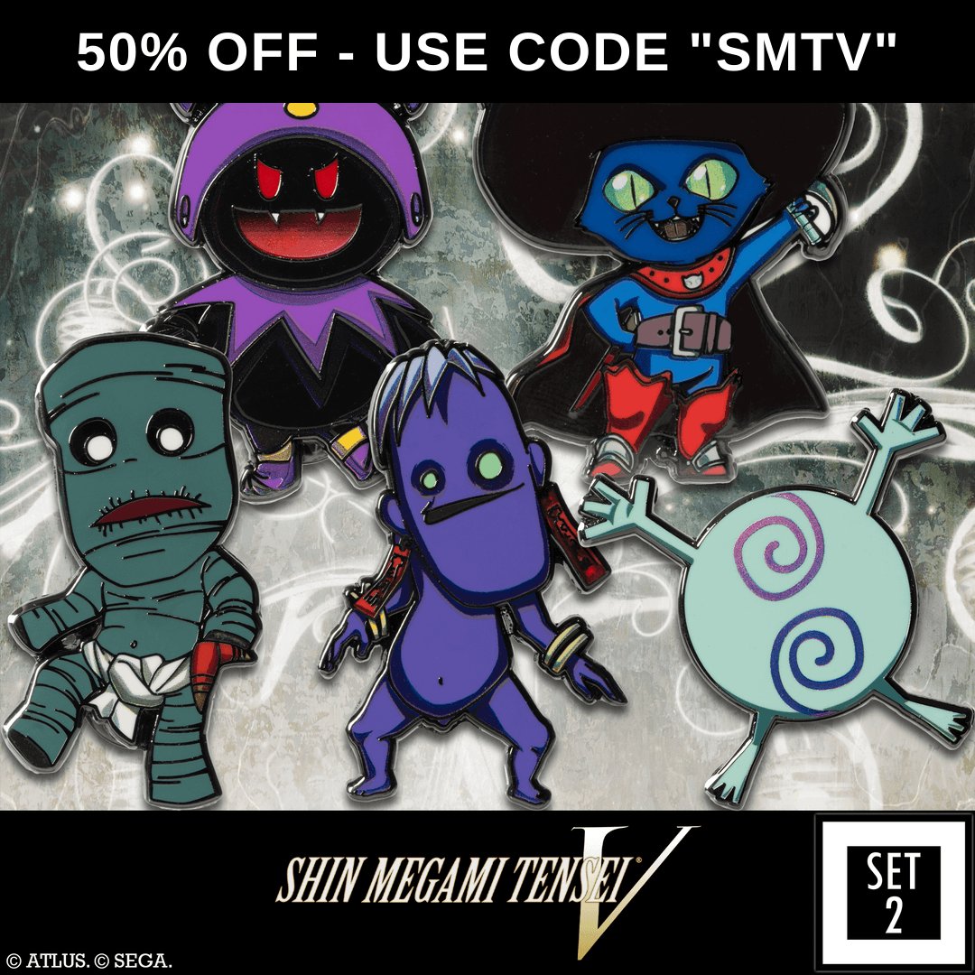 PinBoxLtd's tweet photo. For a limited time only get these SMTV pins for 50% off with code "SMTV" at checkout. https://t.co/s2xNmAMCYy #SMTV #Pins https://t.co/sBmkoi04qM