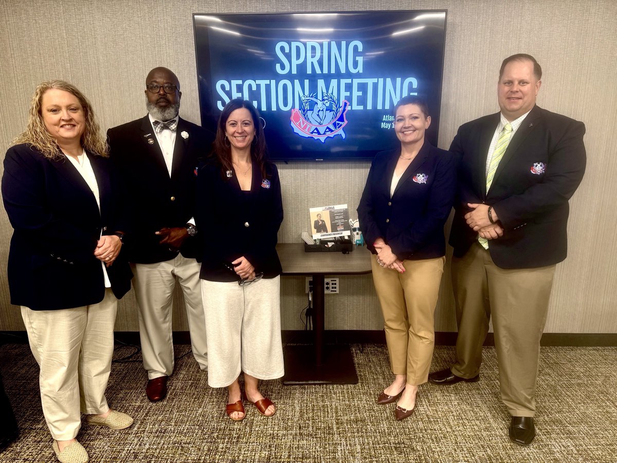 NIAAA9100's tweet photo. Collaboration and leadership were on full display over the weekend! 💼✨

NIAAA members gathered in Atlanta, Georgia, for a highly successful Section 3 Meeting. Regional gatherings are essential for aligning our goals and continuing to champion education-based athletics. https://t.co/OHrBcJRxmz