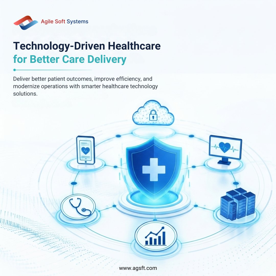 agilesoftsystem's tweet photo. Healthcare needs smarter digital systems.

AI Receptionists, secure cloud platforms, and legacy modernization help improve efficiency, security, and patient experience.

🌐 https://t.co/2MLLQpimU4

#HealthTech #AIInHealthcare #DigitalHealth #AGSFT https://t.co/c2vCEF3cgB