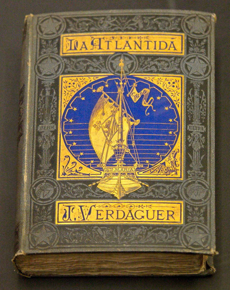 efemarq's tweet photo. Després de dos anys de viatges, Verdaguer recuperà la salut i el 1876 enllestí "La Atlantida" dalt del vaixell. El 1877 la presentà als Jocs Florals i fou un èxit, guanyant els premis ordinaris. Tot i la collonada espanyolista hi havia mitologia grega pel mig, sempre fascinant. https://t.co/q2o2C7S6Z6