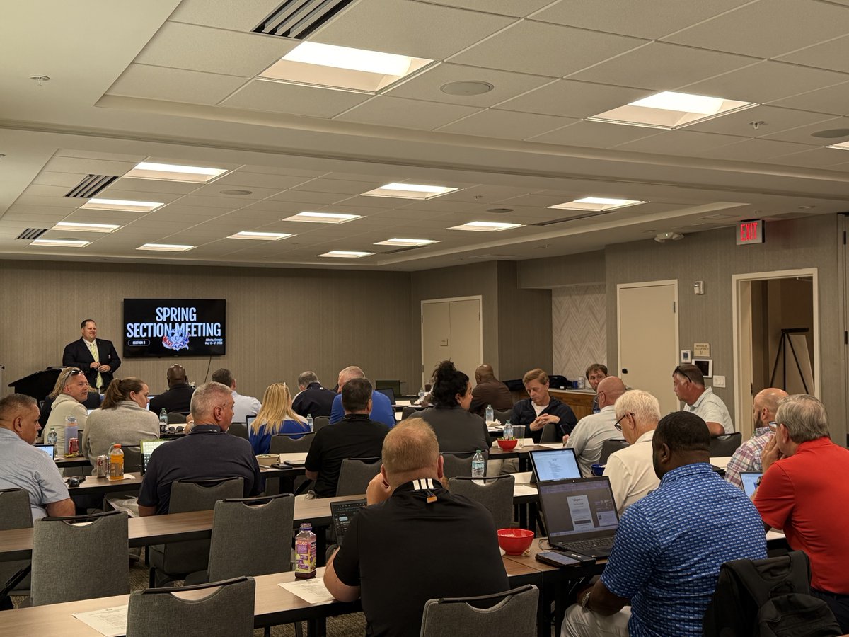 NIAAA9100's tweet photo. Collaboration and leadership were on full display over the weekend! 💼✨

NIAAA members gathered in Atlanta, Georgia, for a highly successful Section 3 Meeting. Regional gatherings are essential for aligning our goals and continuing to champion education-based athletics. https://t.co/OHrBcJRxmz