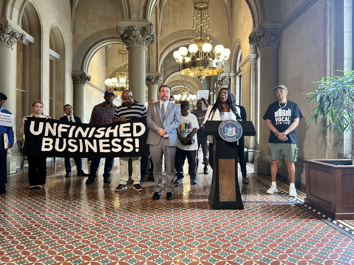 TheRealLatriceW's tweet photo. “Our post-conviction process is broken. And once we acknowledge that, we have a responsibility as lawmakers to fix it. I sponsor the Challenging Wrongful Convictions Act because it is time to provide a meaningful pathway to relief for wrongfully convicted NYers.  @VOCALNewYork https://t.co/mvb4Wxyvxs