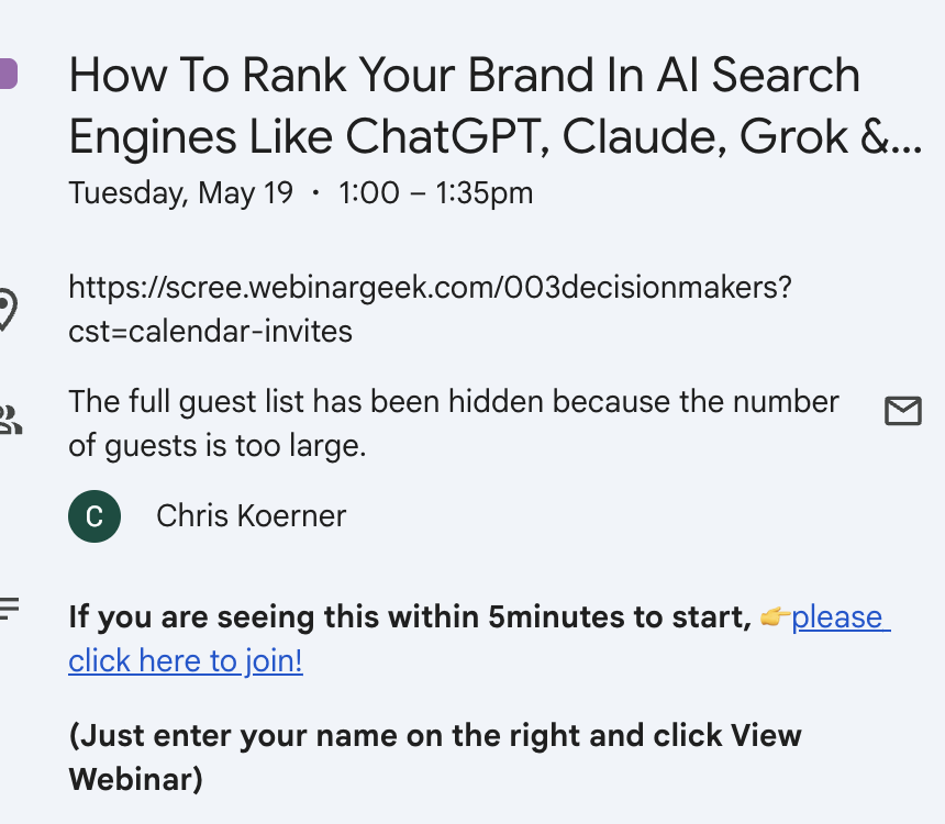 Chris Koerner tweet media