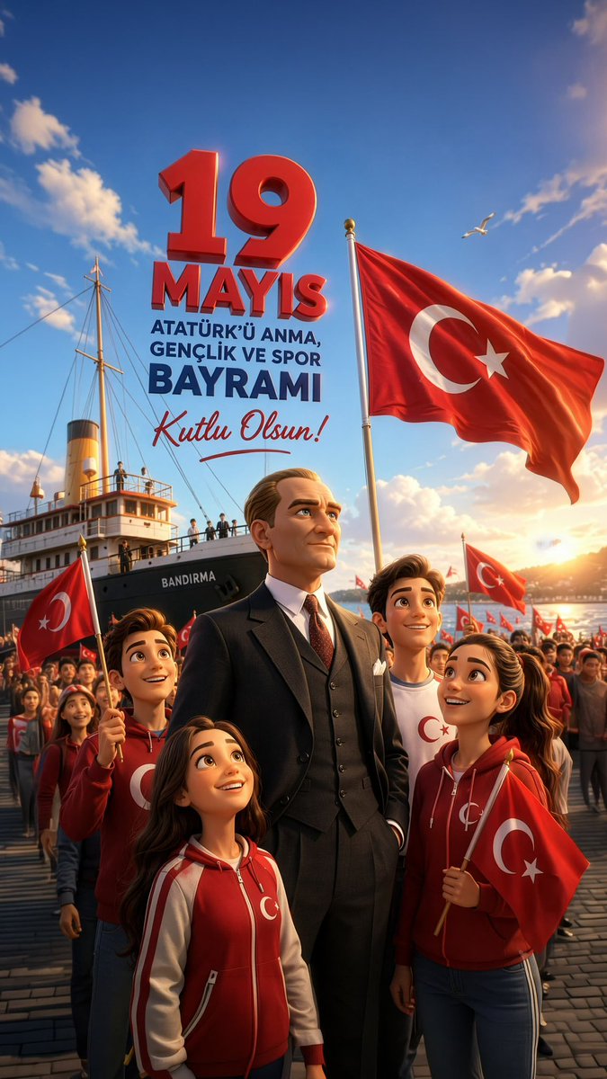 devrimerden's tweet photo. ULU ÖNDER MUSTAFA KEMAL ARATÜRK'ÜN GENÇLİĞE ARMAĞAN ETTİĞİ 19 MAYIS GENÇLİK VE SPOR BAYRAMIMIZ KUTLU OLSUN 🇹🇷 #19mayısatatürküanmagençlikvesporbayramı #mustafakemalatatürk #devrimerden 🇹🇷 https://t.co/yxxPRgTOjF