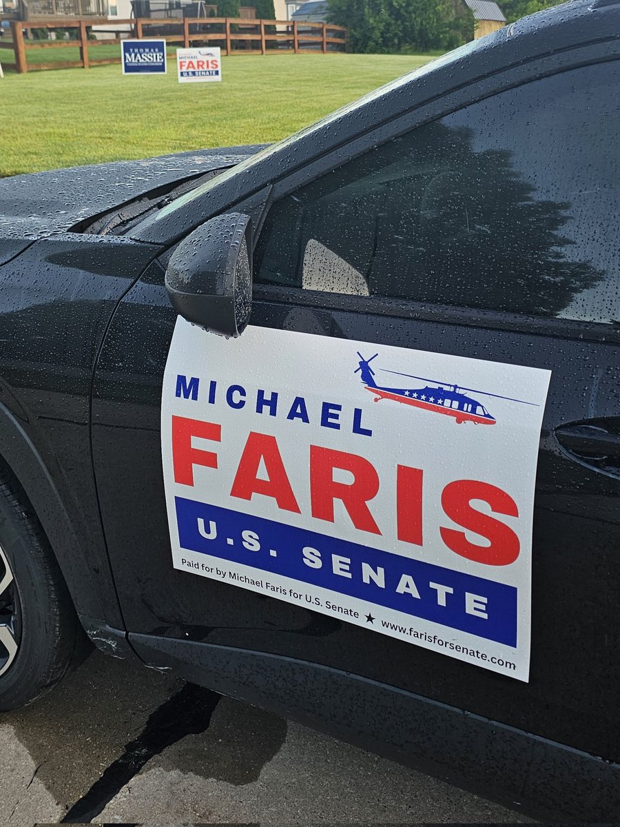 Patriot_41042's tweet photo. I couldn't be more proud to vote for @faris4senate_ky, Michael Faris for U.S. Senate! 🇺🇸 Boone County Strong! 🗳️
#TEAMFARIS #FarisForSenate #KentuckyFirst https://t.co/ohUkm2jLdx