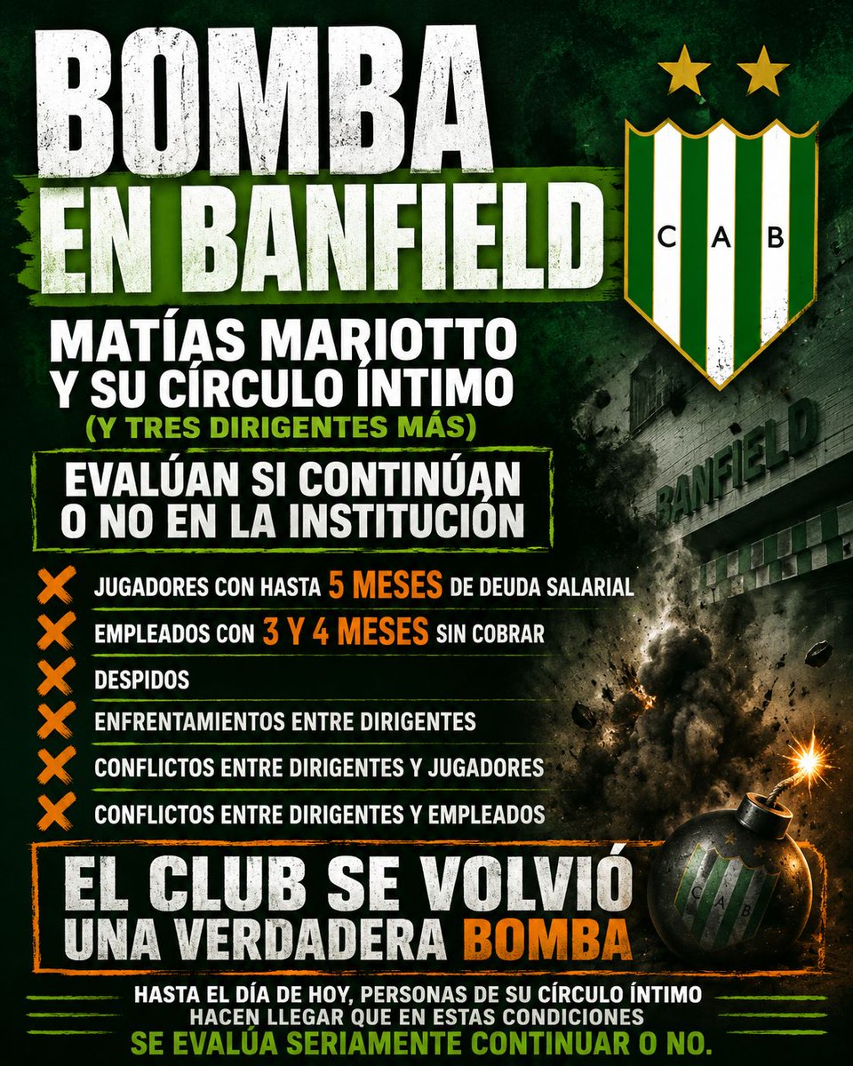 El Fútbol de Banfield tweet media