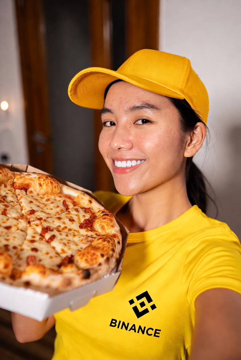 nasfaser's tweet photo. @binance BTC mood on the pizza, yellow mood in the room, and @binance energy in the caption 🧱
This is my tribute to the meal that made people ask, “Wait, Bitcoin can buy things?”
That question changed everything 🗝️
#BinancePizza https://t.co/CsocuJVfQa