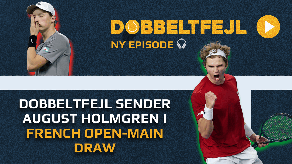 SpilXperten's tweet photo. Dobbeltfejl sender August Holmgren i French Open-main draw 🇩🇰

NY EPISODE ✅

August Holmgren har allerede vundet sin første kvalkamp, og dermed er der bare to sejre mellem August Holmgren og deltagelse i main draw 🤞

Kom tæt på danskerens draw 🎾

@Nicholas_Albek @TokeParbo https://t.co/DZs0uTn7wj