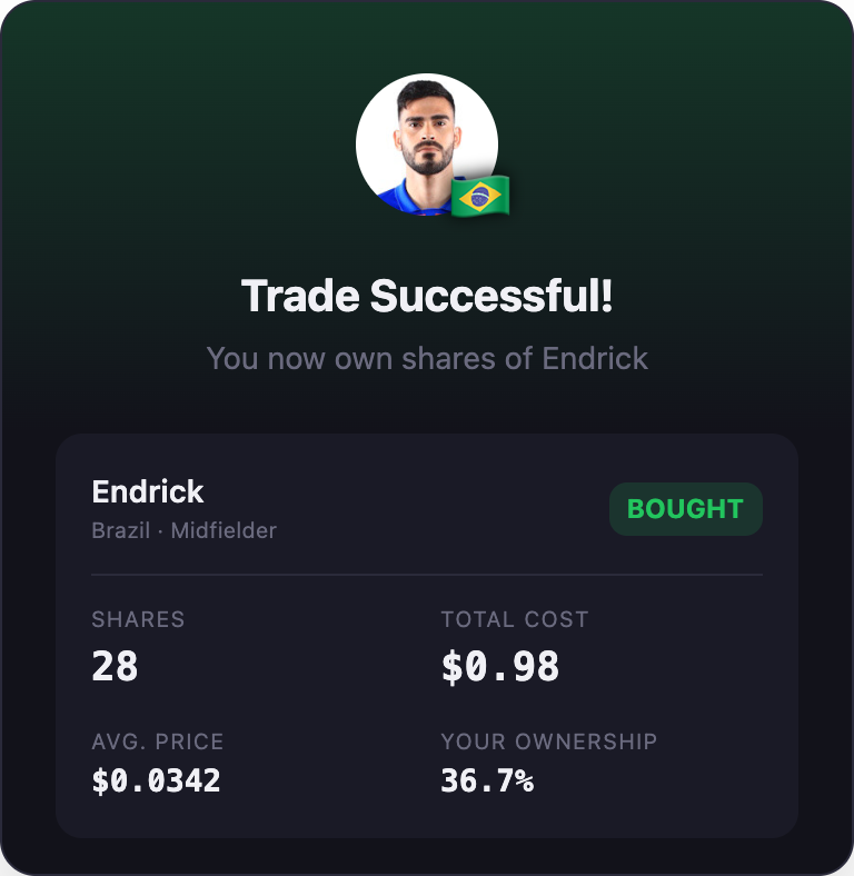 0xBlockPilot's tweet photo. @PlayerMarketPro I just got one 🥳 https://t.co/xDWO3w5pkE