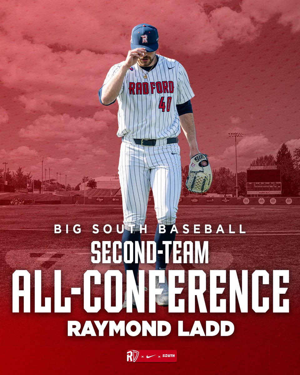 RadfordBaseball's tweet photo. What a comeback year for Ray as he earns a spot on the Second Team All-Conference 👏⚾️

#RiseAndDefend x #RWay https://t.co/uVEUe7EFgM