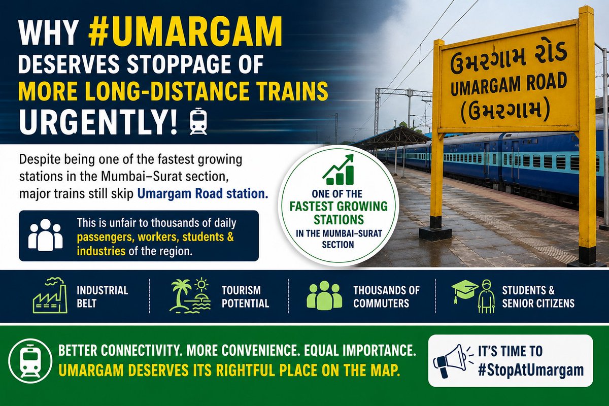 Umbergaon Rail Pravasi tweet media